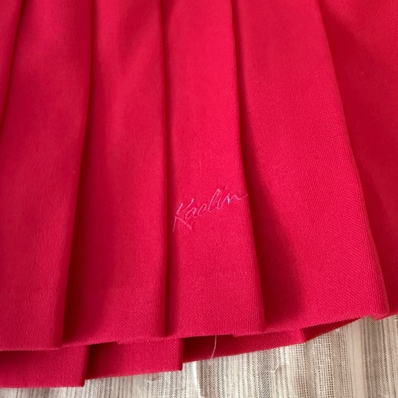 Women's Kaelin Pleated Tennis Skirt - Pink - Picture 3 of 7